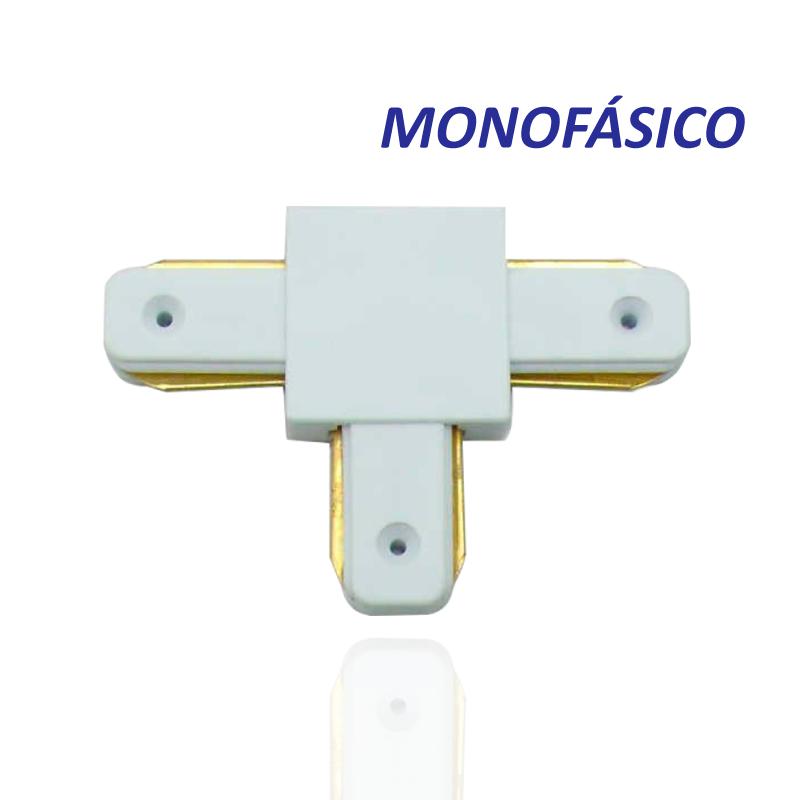 CONECTOR MONOFÁSICO T BLANCO