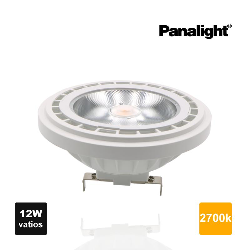 LAMPARA PANALIGHT AR111 G53 12W 2700K BLANCA