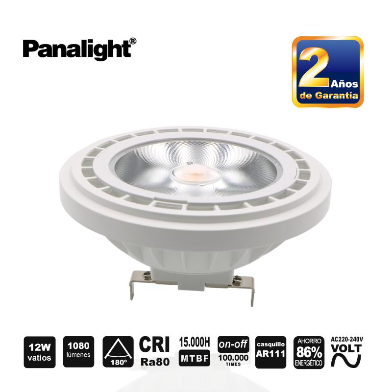 LAMPARA PANALIGHT AR111 G53 12W 2700K BLANCA
