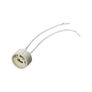 CASQUILLO PORTALÁMPARAS GU10 CON CABLE