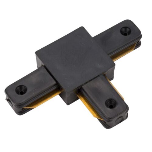 CONECTOR CARRIL MONOFÁSICO FORMA T NEGRO