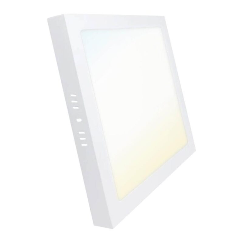 PLAFÓN LED SUPERFICIE CUADRADO 24W CCT OFIS