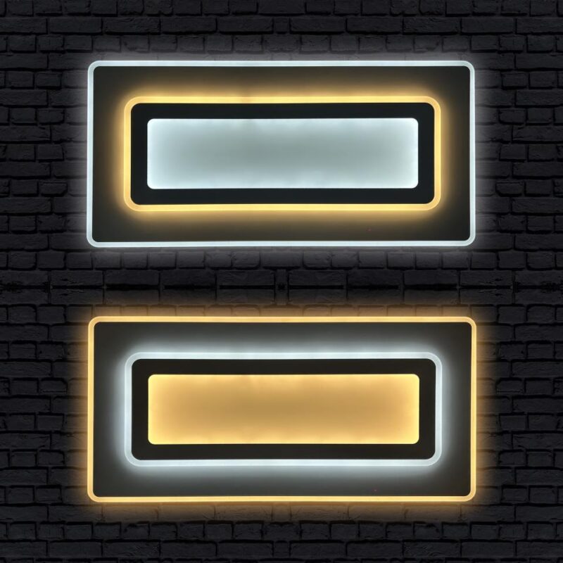PLAFÓN LED DESIGN 80W CCT RECT  60X30CM KATTO