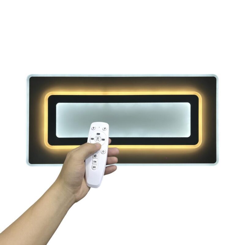 PLAFÓN LED DESIGN 80W CCT RECT  60X30CM KATTO