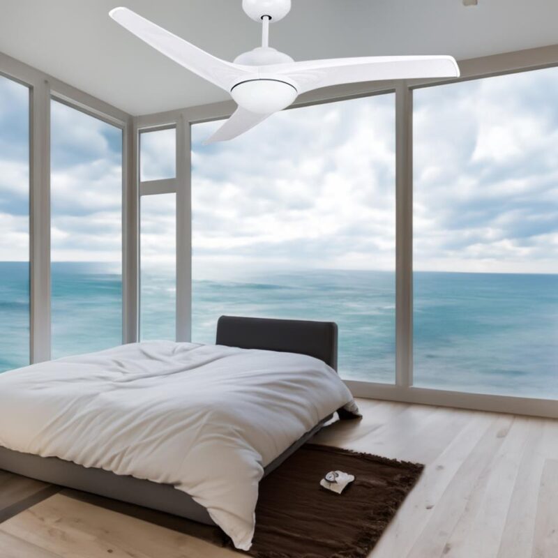 VENTILADOR TECHO DC ESTORIL  LED 15W  CCT  132CM