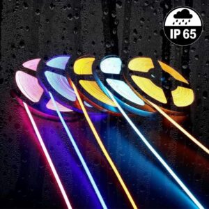 TIRA LED COB 24V 15W/M RGB IP65 10MM 5 METROS
