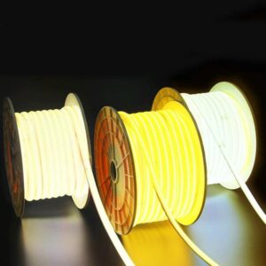 TIRA LED COB 220V 10W/M 3000K IP65 9 4MM 50 METROS