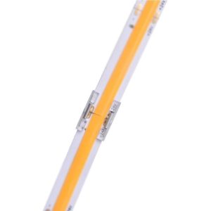 10X CONECTOR RÁPIDO 8MM TRANSP  TIRA LED COB 24V