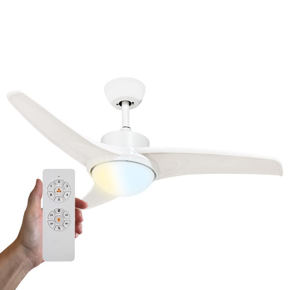 VENTILADOR TECHO DC ESTORIL-M  LED 18W  CCT  106CM