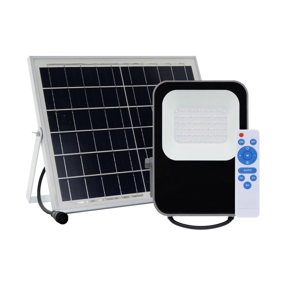 PROYECTOR SOLAR LED 20AH 1400LM 6000K COSMO-100
