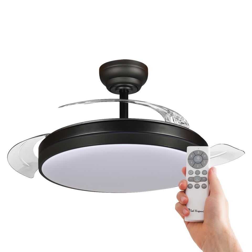 VENTILADOR TECHO DC BELCAIRE  LED 30W  NG/NG 106CM