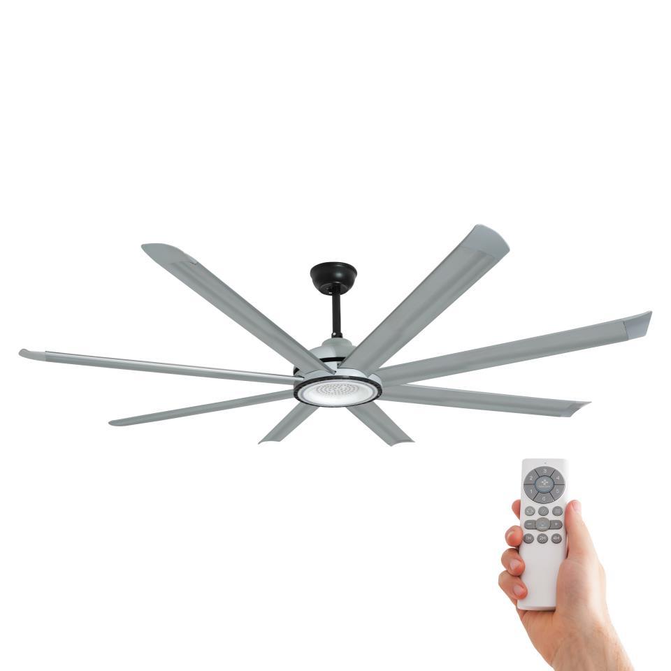 VENTILADOR TECHO INDUSTRIAL ELICA  LED CCT  202CM