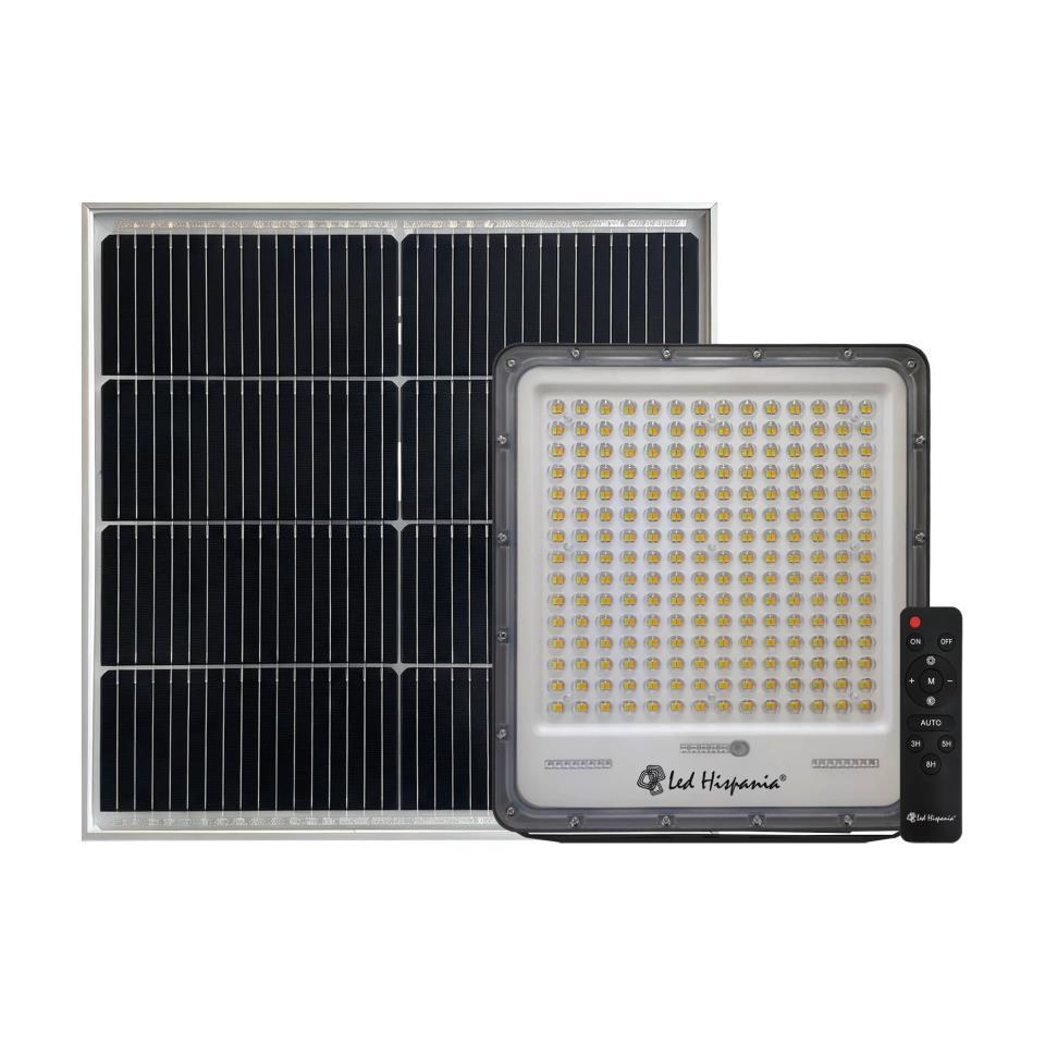 PROYECTOR SOLAR LED HÍBRIDO 30AH 2400LM CCT SEGRE