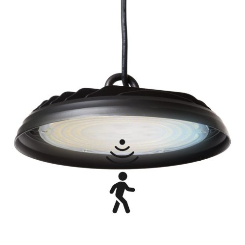 CAMPANA LED SENSOR 150W CCT 18000LM NEGRA MERAK-S